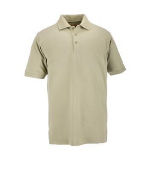 5.11 Professional Polo w/ Short Sleeves - Silver Tan