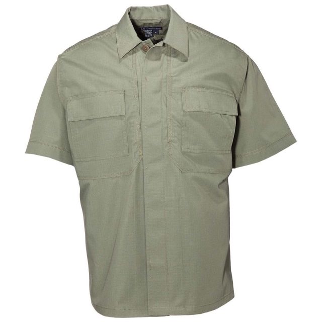 5.11 Tactical Taclite TDU Green Short Sleeve Mens Shirt