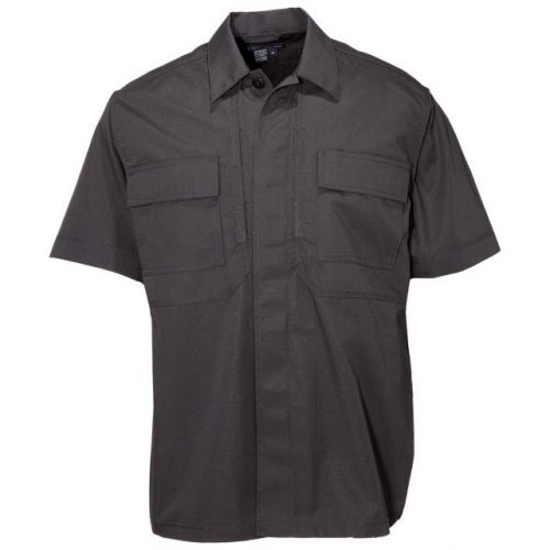 5.11 Tactical Taclite TDU Short Sleeve Mens Black Shirt
