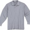 5.11 Tactical Utility Long Sleeve Polo Shirt - Heather Grey - XXL 72057-016-XXL