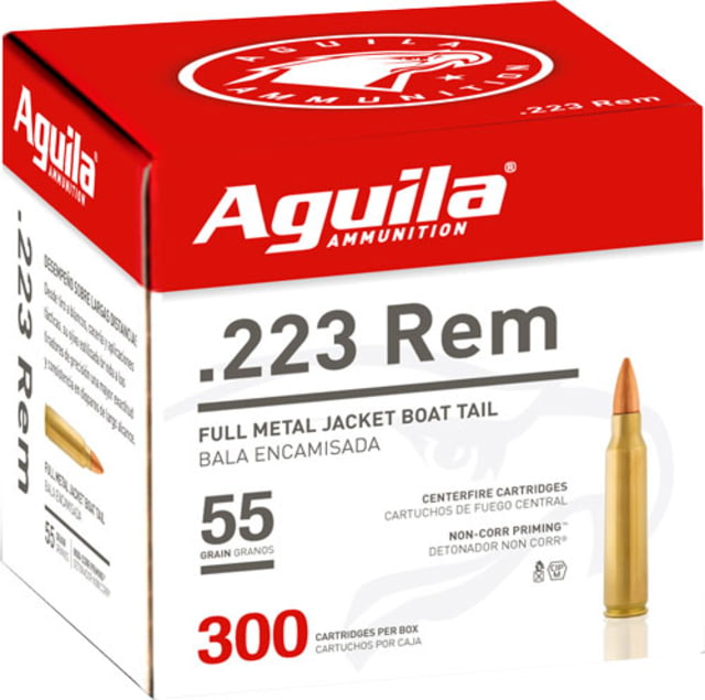 Aguila Ammunition Aguila Ammo .223rem 55gr. Fmj 300-box