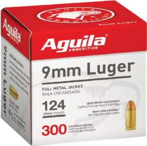 Aguila Ammunition Aguila Ammo 9mm Luger 124gr. Fmj-rn 300-pack