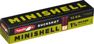 Aguila Ammunition Aguila Ammo Mini-shell 12ga. 1.75" Buckshot 7-#4 & 4-#1 20p