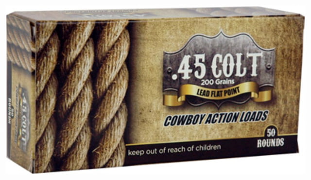 American Cowboy Ammunition American Cowboy .45 Long Colt 200gr. Lead Flat-nose 50-pack