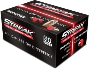Ammo, Inc. STREAK .38 Special 125 grain Tracer-Like Jacketed Hollow Point Brass Cased Centerfire Visual Pistol Ammunition