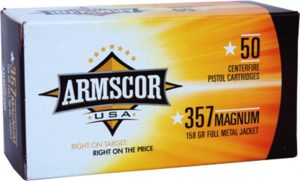 Armscor Precision Inc .357 Magnum 158 grain Full Metal Jacket Centerfire Pistol Ammunition