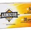 Armscor Precision Inc .38 Super 125 grain Full Metal Jacket Centerfire Pistol Ammunition