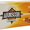Armscor Precision Inc 50415 Rimfire 22 Short 29 Gr Solid Point 50 Bx/ 100 Cs Rimfire Ammunition