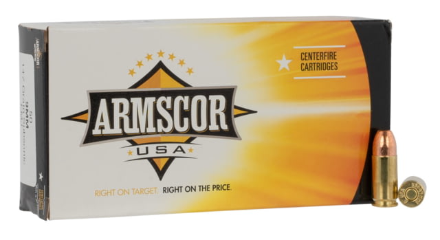 Armscor Precision Inc FAC95 Pistol 9mm Luger 147 Gr Full Metal Jacket (FMJ) 50 Bx/ 20 Cs