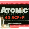 Atomic 00412 Pistol 45 ACP +P 185 Gr Bonded Match Hollow Point 50 Bx/ 10 Cs