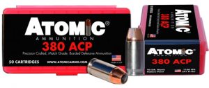 Atomic 00414 Pistol 380 ACP 90 Gr Hollow Point (HP) 50 Bx/ 10 Cs