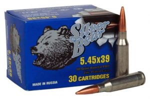 Bear Ammunition Silver Bear 5.45×39 60gr. Fmj 750 Round Case