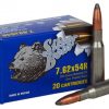 Bear Ammunition Silver Bear 7.62x54r 203gr. Sp Soft-point Zinc Plated 20-pack