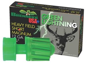 Brenneke SL122HFSGL Green Lightning 12 Gauge 2.75" 1 1/4 Oz Slug Shot 5 Bx/ 50
