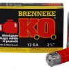 Brenneke SL122KO K.O. 12 Gauge 2.75" 1 Oz Slug Shot 5 Bx/ 50 Cs