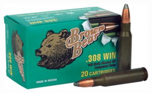 Brown Bear .308 Winchester 140gr. Soft-point 20-pack