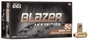 CCI Ammunition Blazer Brass .40 S&W 165 grain Full Metal Jacket Centerfire Pistol Ammunition