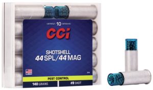 CCI Ammunition Pest Control Shotshell .44 Special 140 grain Shotshell Centerfire Pistol Ammunition
