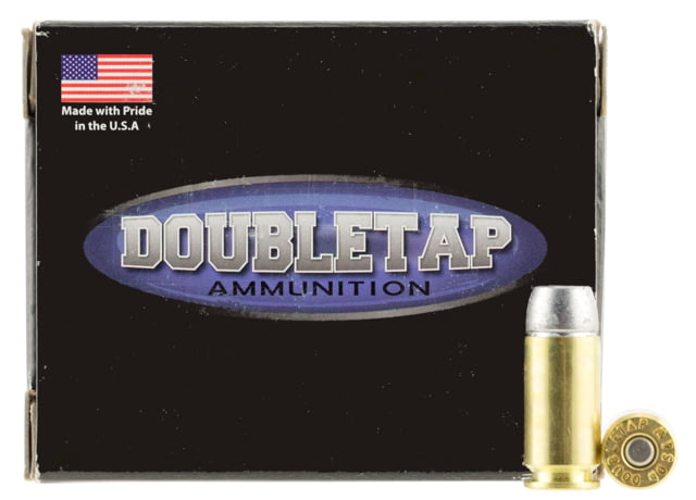 Doubletap Ammunition 40200HC Hunter 40 S&W 200 Gr Hard Cast Solid (HCSLD) 20 Bx