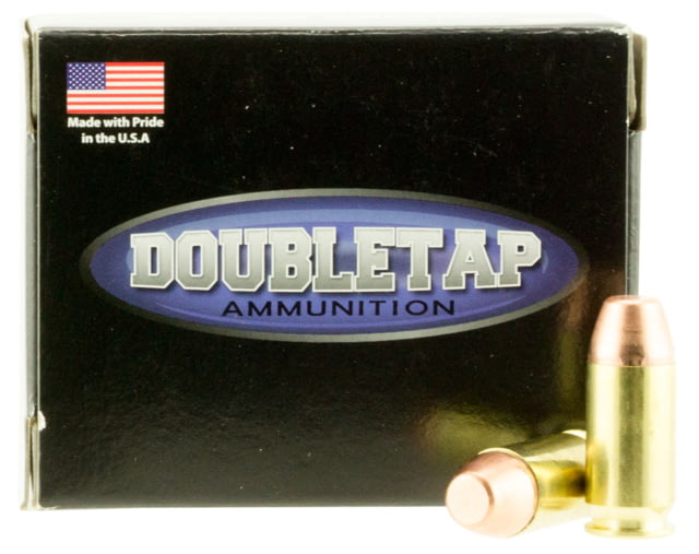 Doubletap Ammunition 45A230FP Hunter 45 ACP 230 Gr Full Metal Jacket Flat Point