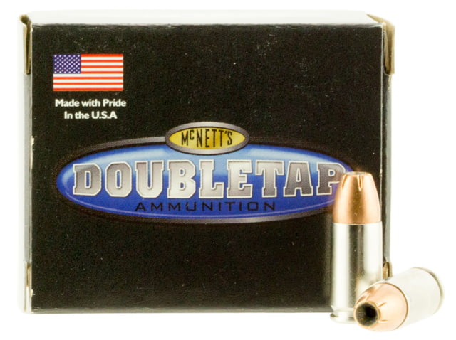 Doubletap Ammunition 9MM165EQ Defense 9mm Luger +P 165 Gr Jacketed Hollow Point