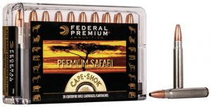 Federal Premium CAPE-SHOK .370 Sako Magnum 286 grain Swift A-Frame Centerfire Rifle Ammunition
