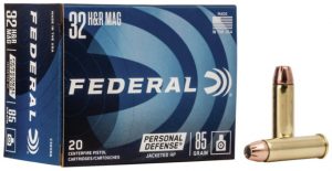 Federal Premium Centerfire Handgun Ammunition .32 H&R Magnum 85 grain Jacketed Hollow Point Centerfire Pistol Ammunition