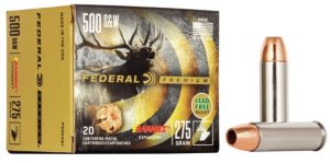 Federal Premium Centerfire Handgun Ammunition .500 S&W Magnum 275 grain Barnes Expander Centerfire Pistol Ammunition