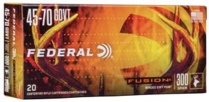 Federal Premium FUSION .45-70 Government 300 grain Fusion Soft Point Centerfire Rifle Ammunition
