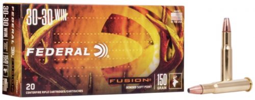 Federal Premium FUSION (FN) .30-30 Winchester 150 grain Fusion Soft Point Centerfire Rifle Ammunition