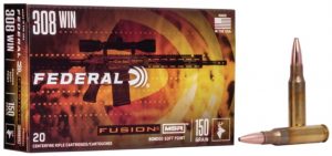 Federal Premium FUSION MSR .308 Winchester 150 grain Fusion Soft Point Centerfire Rifle Ammunition