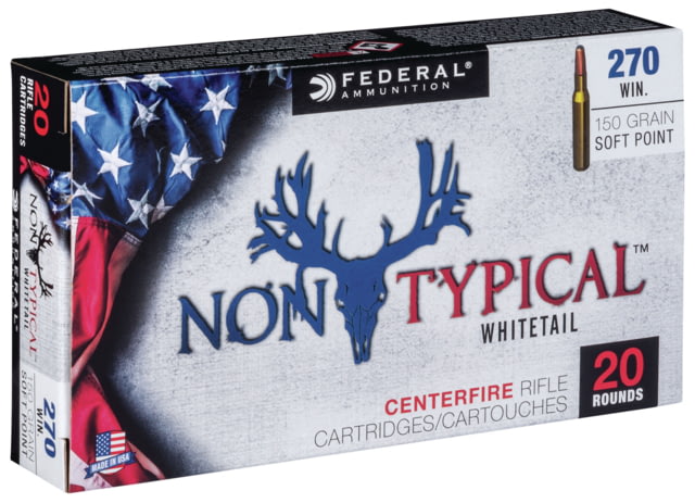 Federal Premium Non-Typical .270 Winchester 150 grain Non-Typical Soft Point Centerfire Rifle Ammunition