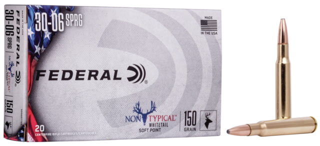 Federal Premium Non-Typical .30-06 Springfield 150 grain Non-Typical Soft Point Centerfire Rifle Ammunition