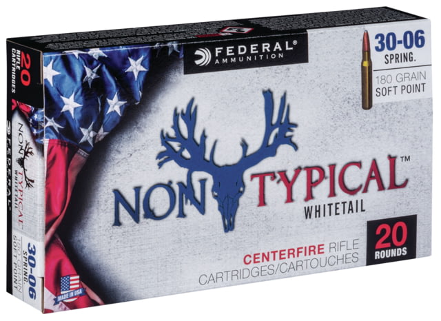 Federal Premium Non-Typical .30-06 Springfield 180 grain Non-Typical Soft Point Centerfire Rifle Ammunition