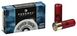 Federal Premium Power Shok 12 Gauge 9 Pellets Power Shok Buckshot Centerfire Shotgun Ammunition