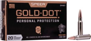 Federal Premium SPEERGOLDDOT .308 Winchester 150 grain Speer Gold Dot Soft Point Centerfire Rifle Ammunition