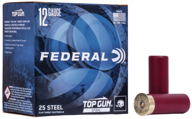 Federal Premium Top 12 Gauge 1.125 oz Top Gun – Steel Centerfire Shotgun Ammunition