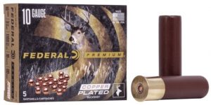 Federal Premium Vital Shok 10 Gauge 18 Pellets Buckshot Centerfire Shotgun Ammunition