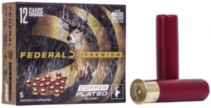 Federal Premium Vital Shok 12 Gauge 18 Pellets Buckshot Centerfire Shotgun Ammunition