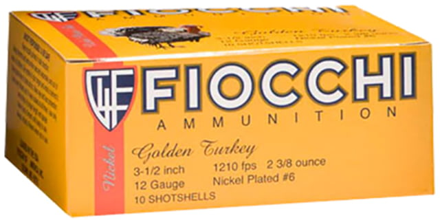 Fiocchi 1235TRKC5 Extrema Golden Turkey 12 Gauge 3.5" 2 3/8 Oz 5 Shot 10 Bx/ 10