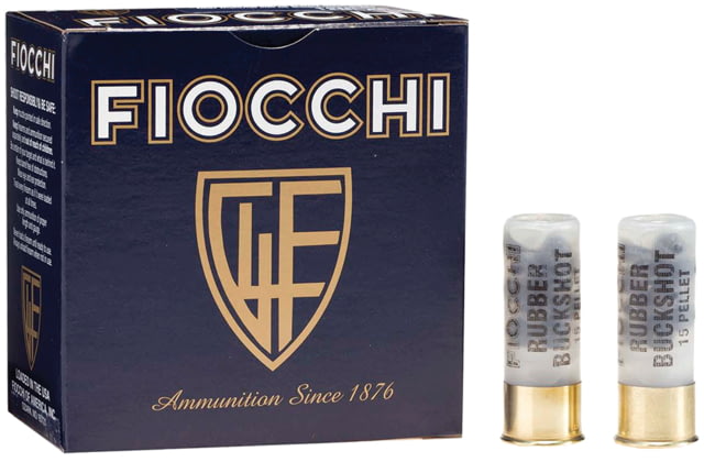 Fiocchi 12Lerbk Exacta Special Use 12 Gauge 2.75 in 00 Buckshot Centerfire Shotgun Slug Ammo