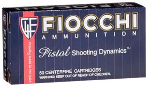 Fiocchi 38CA Shooting Dynamics 38 Special 158 Gr Lead Round Nose Flat Point (LR