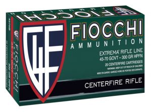 Fiocchi 4570B Extrema 45-70 Gov 100 Gr 300 Gr Jacketed Hollow Cavity (JHC) 20 B