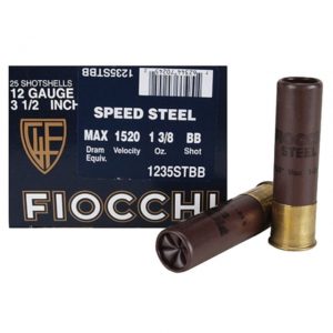 Fiocchi Speed Steel 12ga 3.5" SzBB 1 3/8oz /25 1235STBB