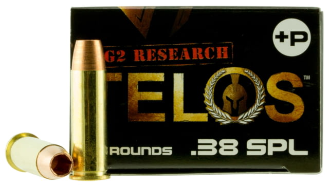 G2 Research TELOS 38SPL+ Telos 38 Special +P 105 Gr Copper Hollow Point 20 Bx/