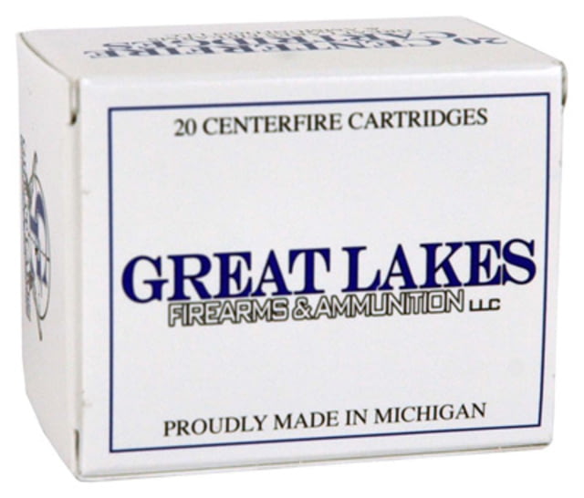 Glfa Great Lakes Ammo .50 Beowulf 330gr. Lead Rn Poly 20-pack