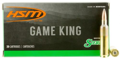HSM 65X284NORMA3 Game King 6.5x284 Norma 140 Gr Spitzer Boat Tail (SBT) 20 Bx/
