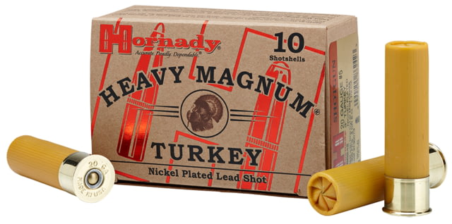 Hornady 86248 Heavy Magnum Turkey Loads 20 Ga 3" 1-3/8oz 5 Shot 10Box/10Case