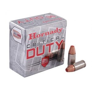 Hornady Critical Duty 9mm Luger 124 grain FlexLock Centerfire Pistol Ammunition