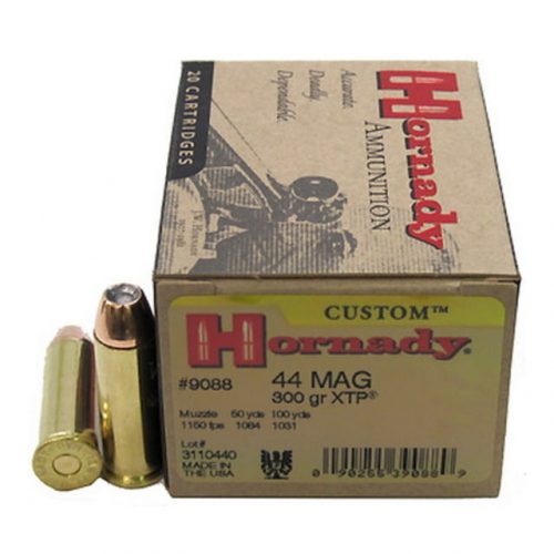 Hornady Custom Handgun .44 Magnum 300 grain XTP Centerfire Pistol Ammunition